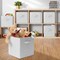 Casafield Set of 12 Collapsible Fabric Cube Storage Bins - Foldable Cloth Baskets for Shelves, Cubby Organizers & More